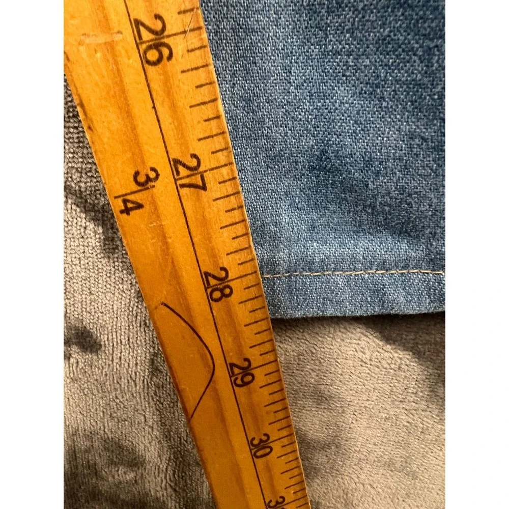 Wrangler Jeans Mens‎ 42x30 Blue Light Wash Straight Leg Vintage Made in USA